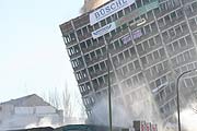 Agfa Hochhaus Sprengung- spektakulärste Sprengungen in der Geschichte Münchens Das AGFA-Hochhaus im Stadteil Giesing wurde am 17. Februar 2008 gesprengt(Fotos: Martin Schmitz)